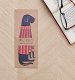 Black Lab Bookmark By Sweet William