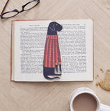 Black Lab Bookmark By Sweet William