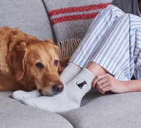 Black Lab Dog Walkers Socks By Sweet William