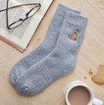 Fox Red Lab Dog Walkers Socks By Sweet William