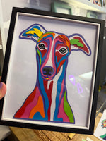 Greyhound Paper-Cut Artwork By Houndy Ever After Crafts