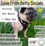 Love From Betty Socials Pugs @ Mi Coffee & Cake Sandhurst