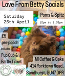 Love From Betty Socials Poms & Spitz @ Mi Coffee & Cake Sandhurst