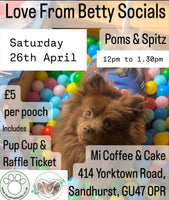 Love From Betty Socials Poms & Spitz @ Mi Coffee & Cake Sandhurst