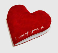 I Woof You Valentines Card Dog Toy By Catwalk Dog