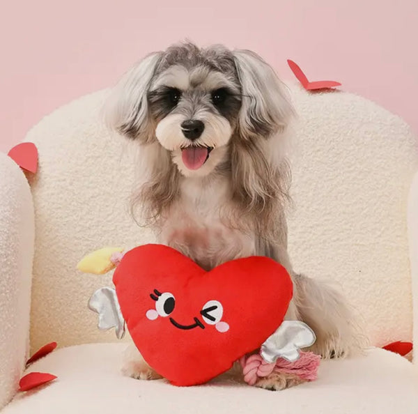 Woof Love Cupid Balloon Dog Toy By Hugsmart