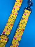 Sunshine Floral Dog Lead Handmade By Urban Tails