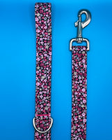 Cherry Blossom Floral Dog Lead Handmade By Urban Tails