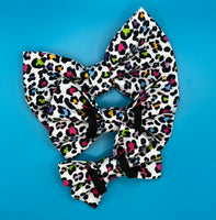 Funky Animal Print Dog Bow Tie Handmade By Urban Tails