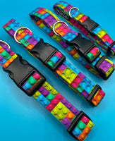 Building Blocks Dog Collar Handmade By Urban Tails