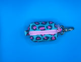 Sassy Animal Print Poo Bag Holder Handmade By Urban Tails