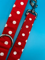 Minnie Polka Dot Dog Lead Handmade By Urban Tails