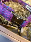 Harris Tweed Purple Dog Collar By Urban Tails