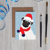 Christmas Dog Greeting Four Card Mixed Bundle By Lorna Syson